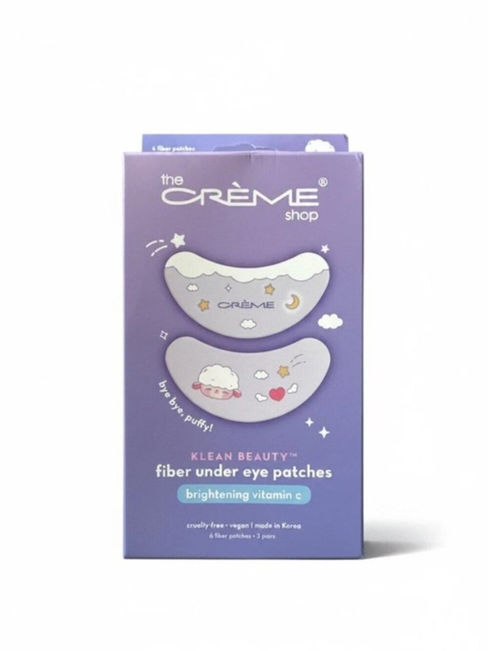 The Creme Shop Klean Beauty Fiber Under Eye Patches NIB